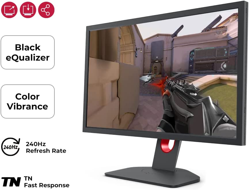 BenQ eSports 24.5" XL2540K 1080p FHD 240Hz 0.5ms 3x HDMI, DisplayPort,