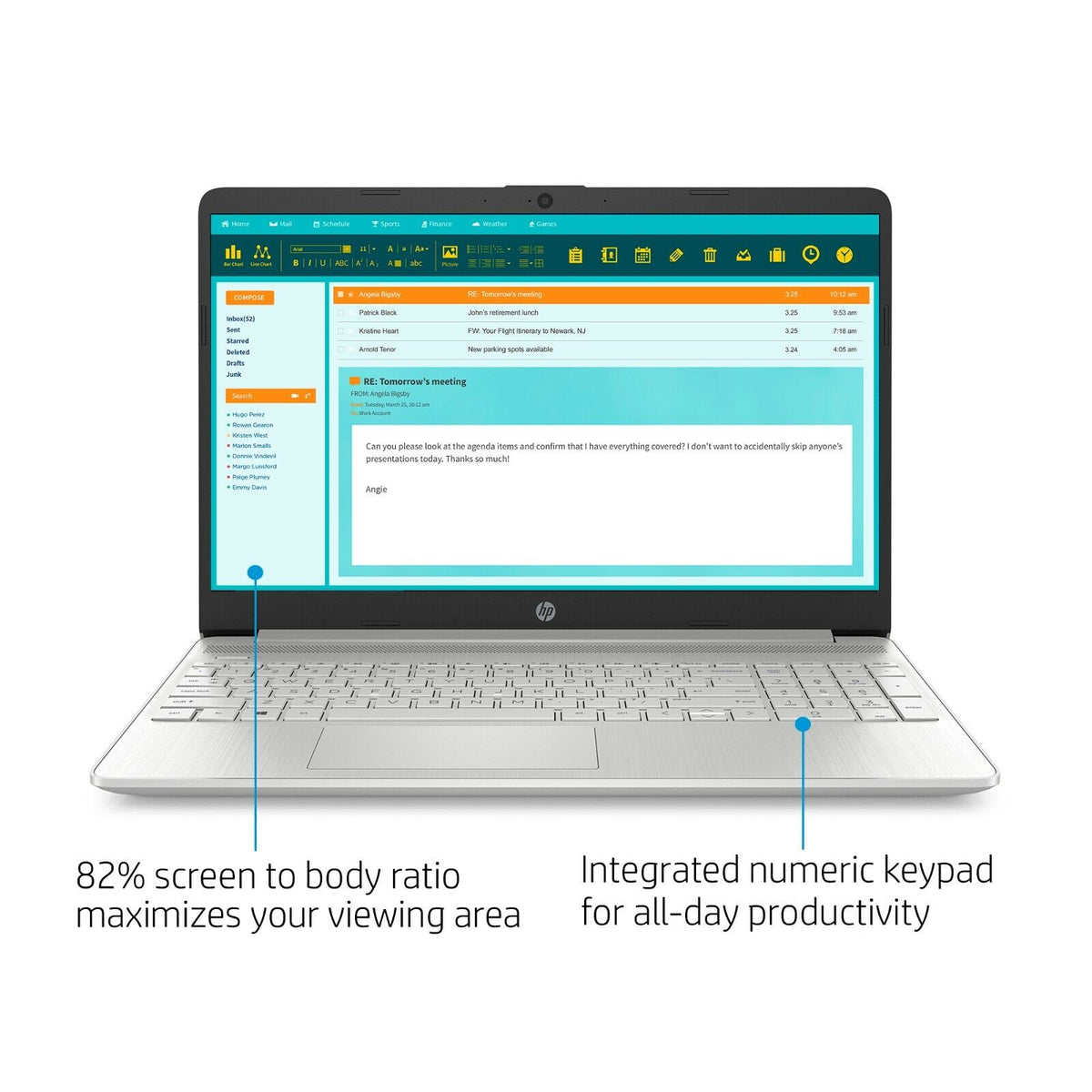 LED LCD 15 In Screen Laptop Screens & LCD Panels For HP For HP 15-dy1031 15-DY1031WM 15-DY1O31WM Pantalla LCD LED 15.6 "HD WXGA Display Nuevo (no Táctil HP 15 In Screen Laptop - Foto 5