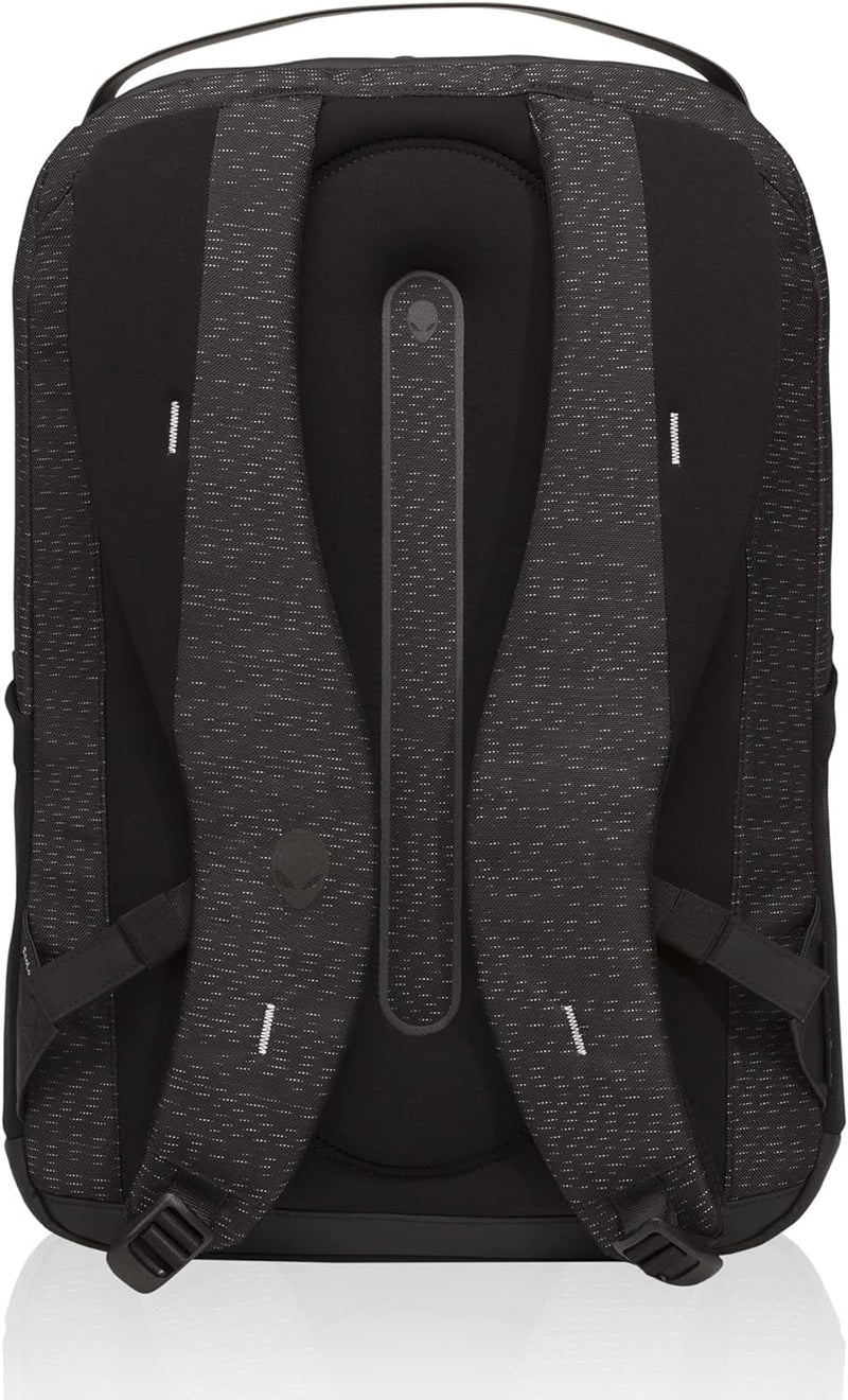 Dell AW423P Alienware Horizon Commuter Gaming Backpack, Padded shoulder straps and back, RFIDsafe pocket, Anti-scratch lining, Black