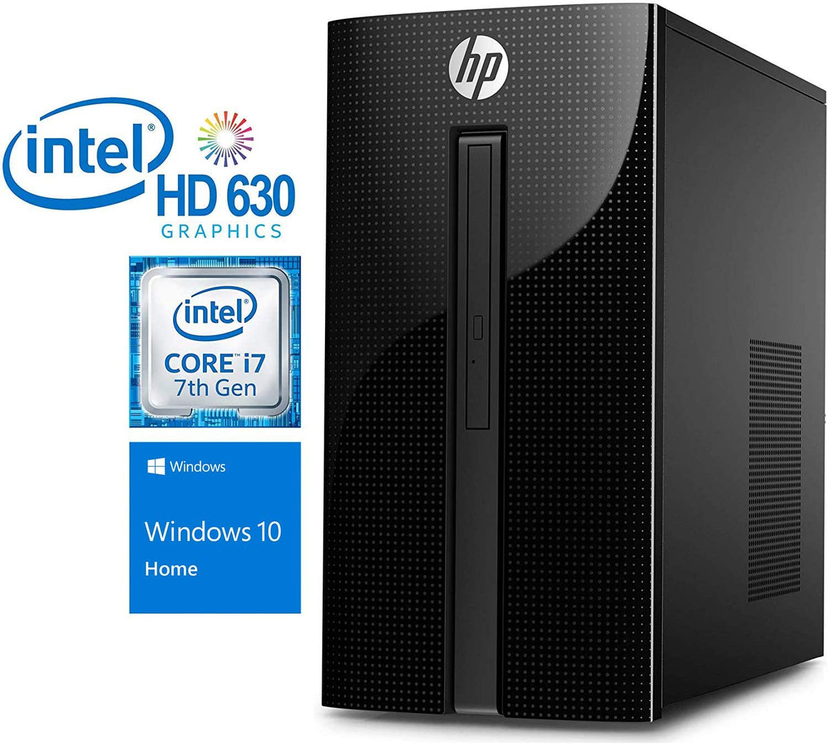 HP Pavilion 460-p214 Business Desktop, Intel i7-7700T 2.9GHz 8GB, 1TB