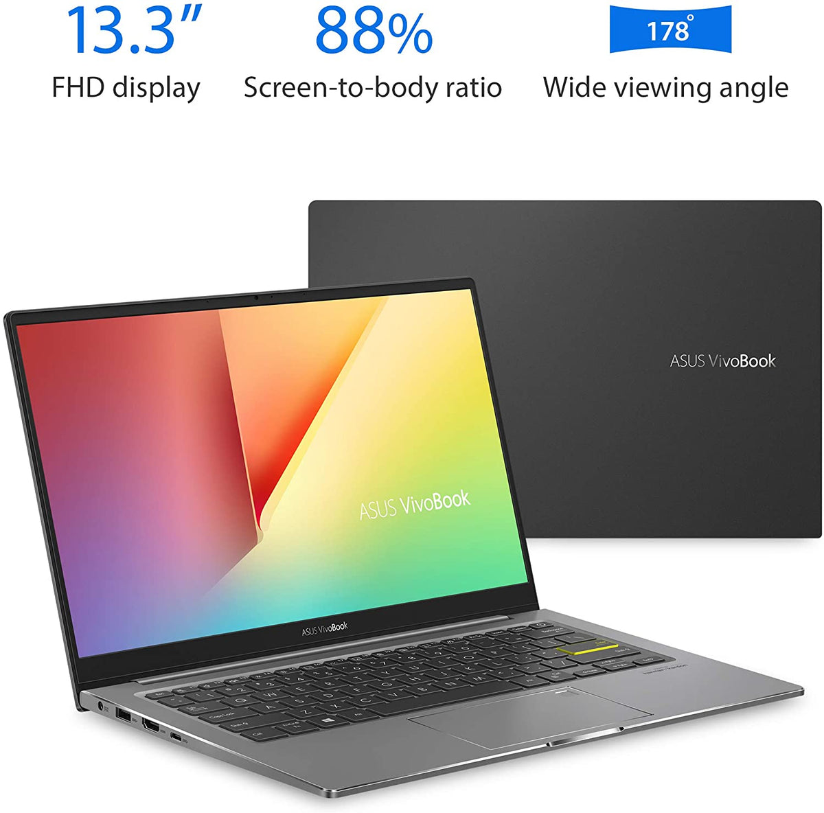 ASUS VivoBook S13 Laptop, 13.3” FHD Display, Intel i5-1035G1